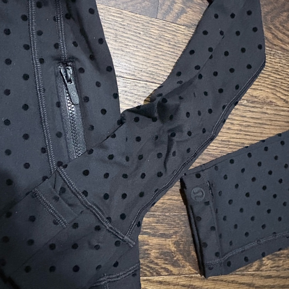 lululemon athletica Black Polka Dot Jacket & Leggings Set - Picture 9 of 12